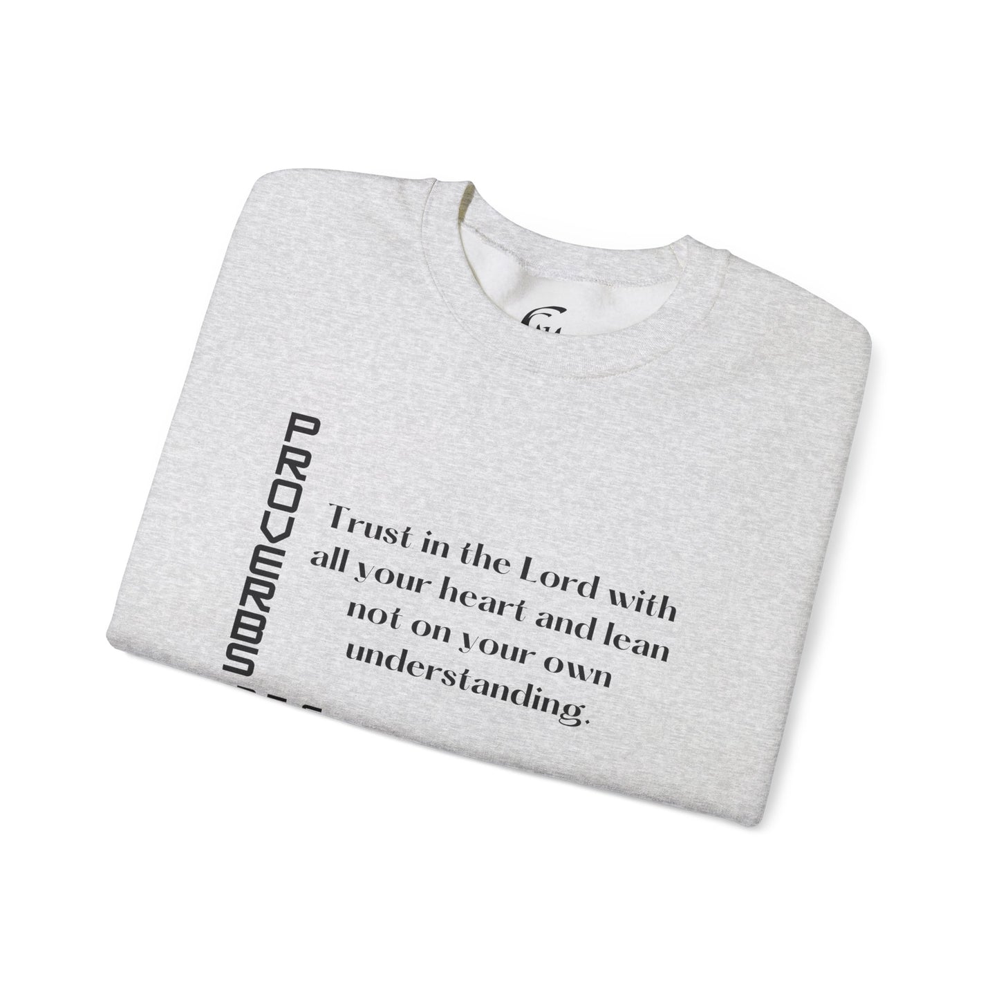 Proverbs 3:5-6 Scripture Crewneck Sweatshirt