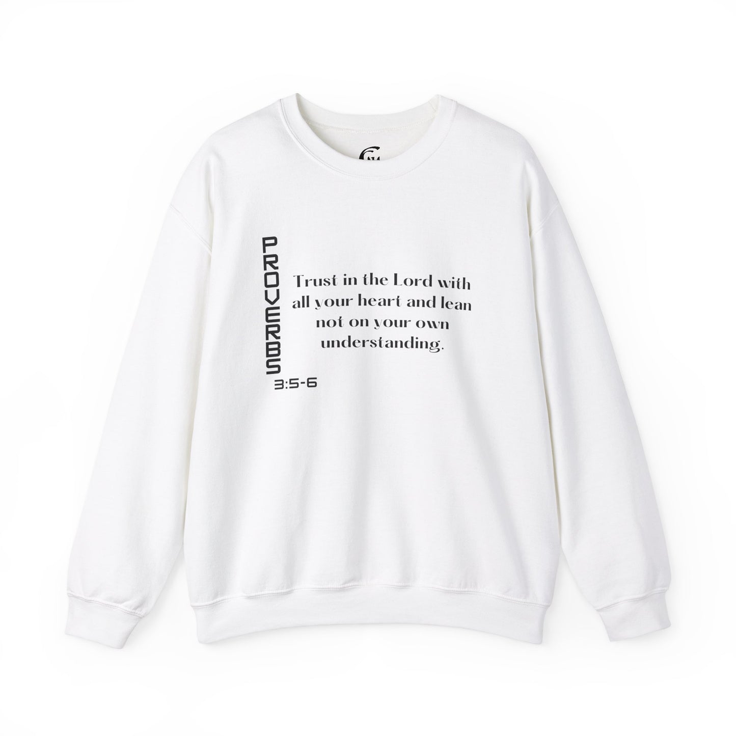 Proverbs 3:5-6 Scripture Crewneck Sweatshirt