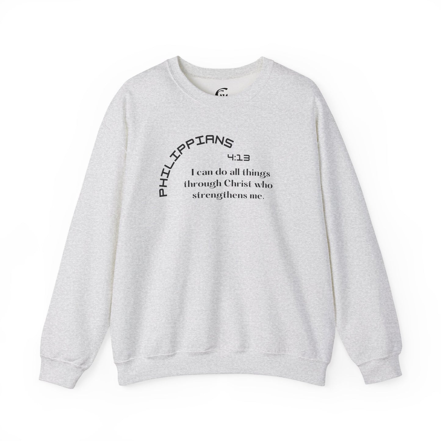 Philippians 4:13 Scripture Crewneck Sweatshirt