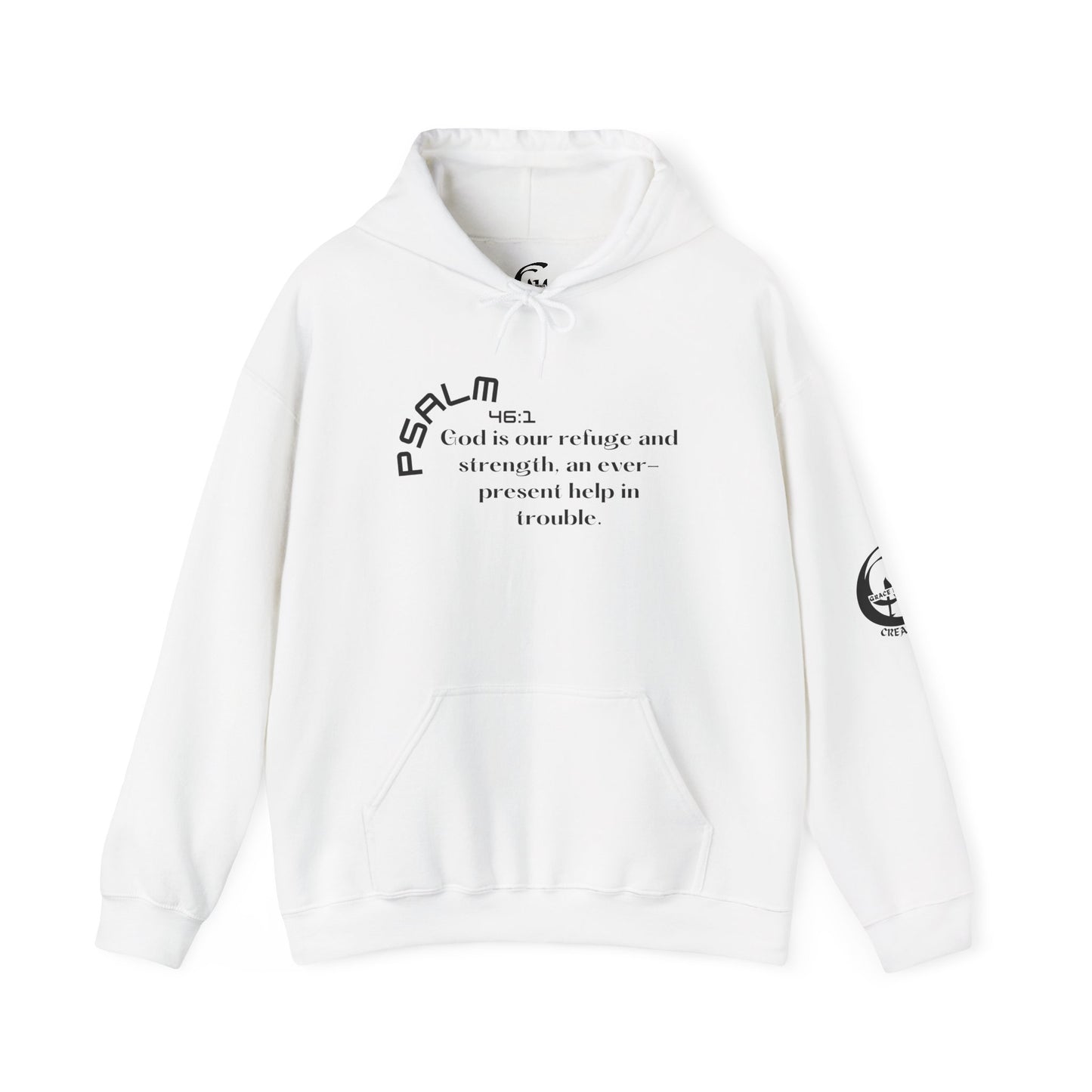 Biblical Hoodie, Psalm 46:1 Scripture Unisex Hoodie