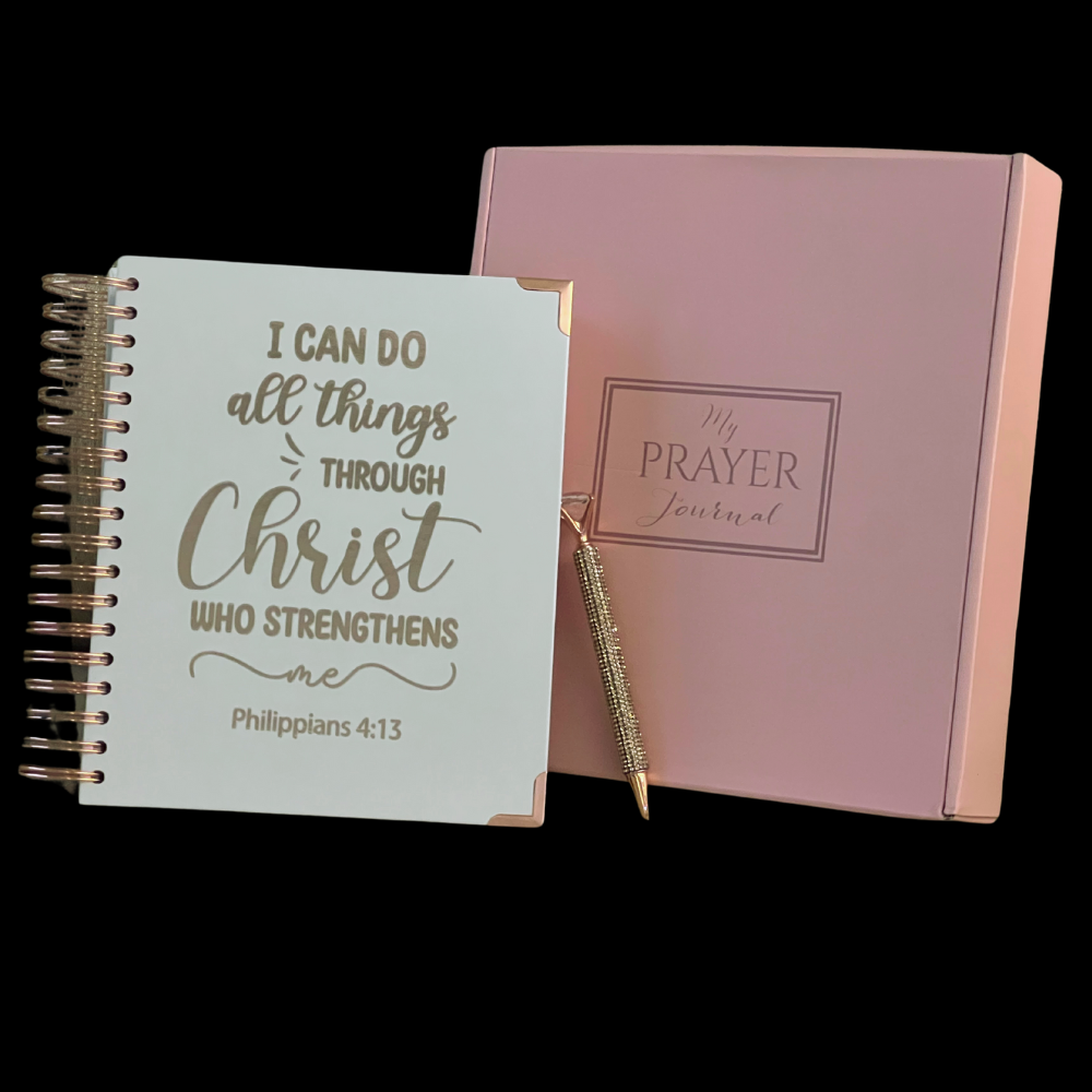 6-Month Prayer Journal with Matching Box & Bling Pen