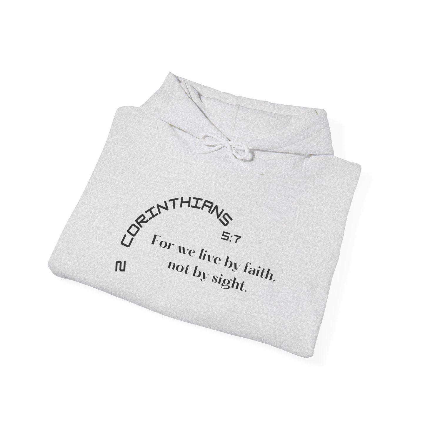 Biblical Hoodie, 2 Corinthians 5:7 Scripture Unisex Hoodie