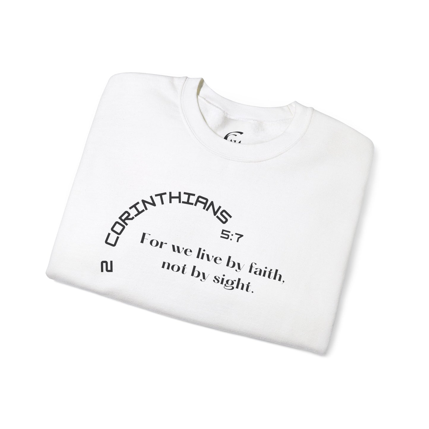 Corinthians 5:7 Scripture Crewneck Sweatshirt