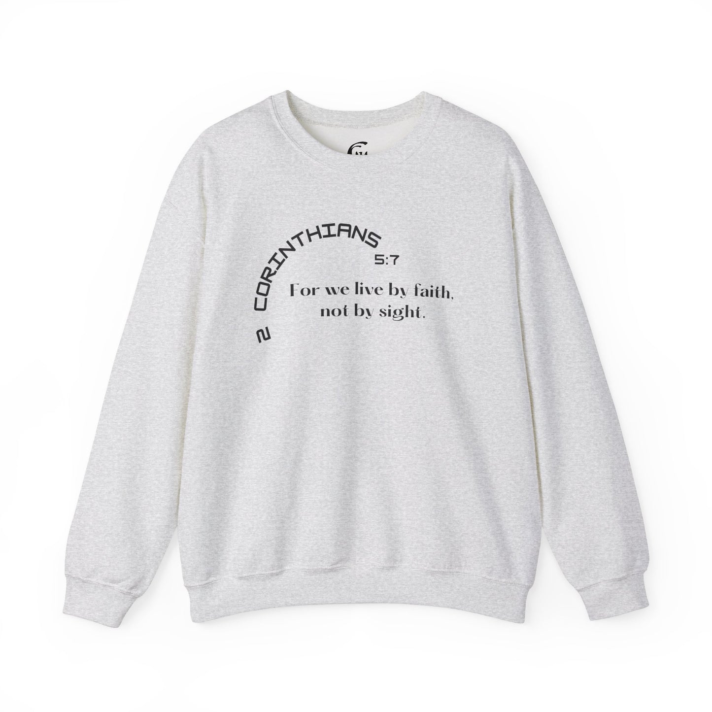 Corinthians 5:7 Scripture Crewneck Sweatshirt