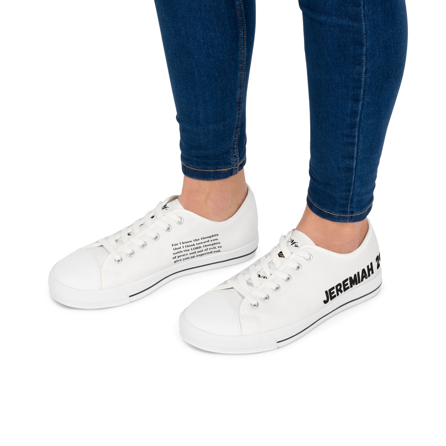 JEREMIAH 29:11  Women's Low Top Sneakers