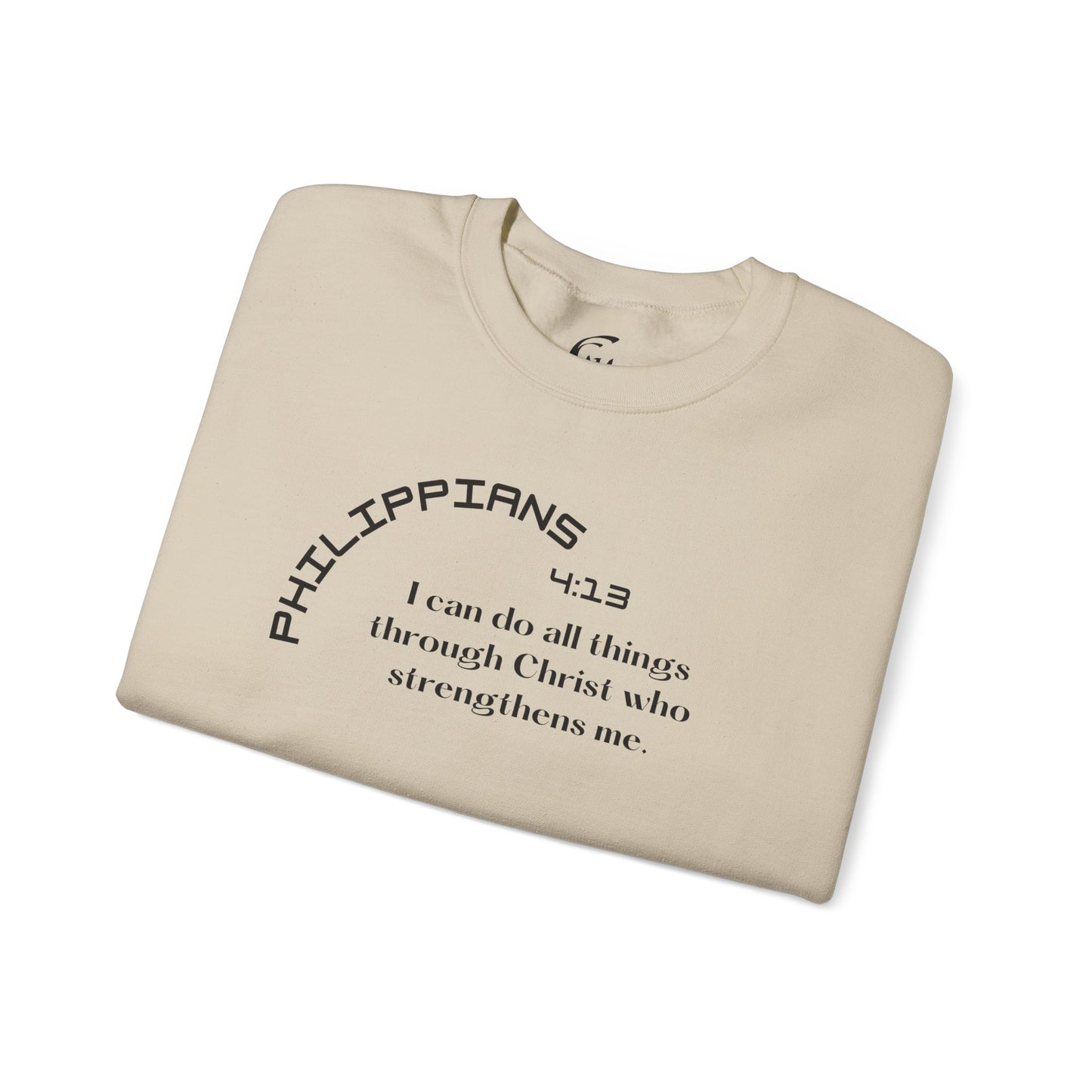 Philippians 4:13 Scripture Crewneck Sweatshirt