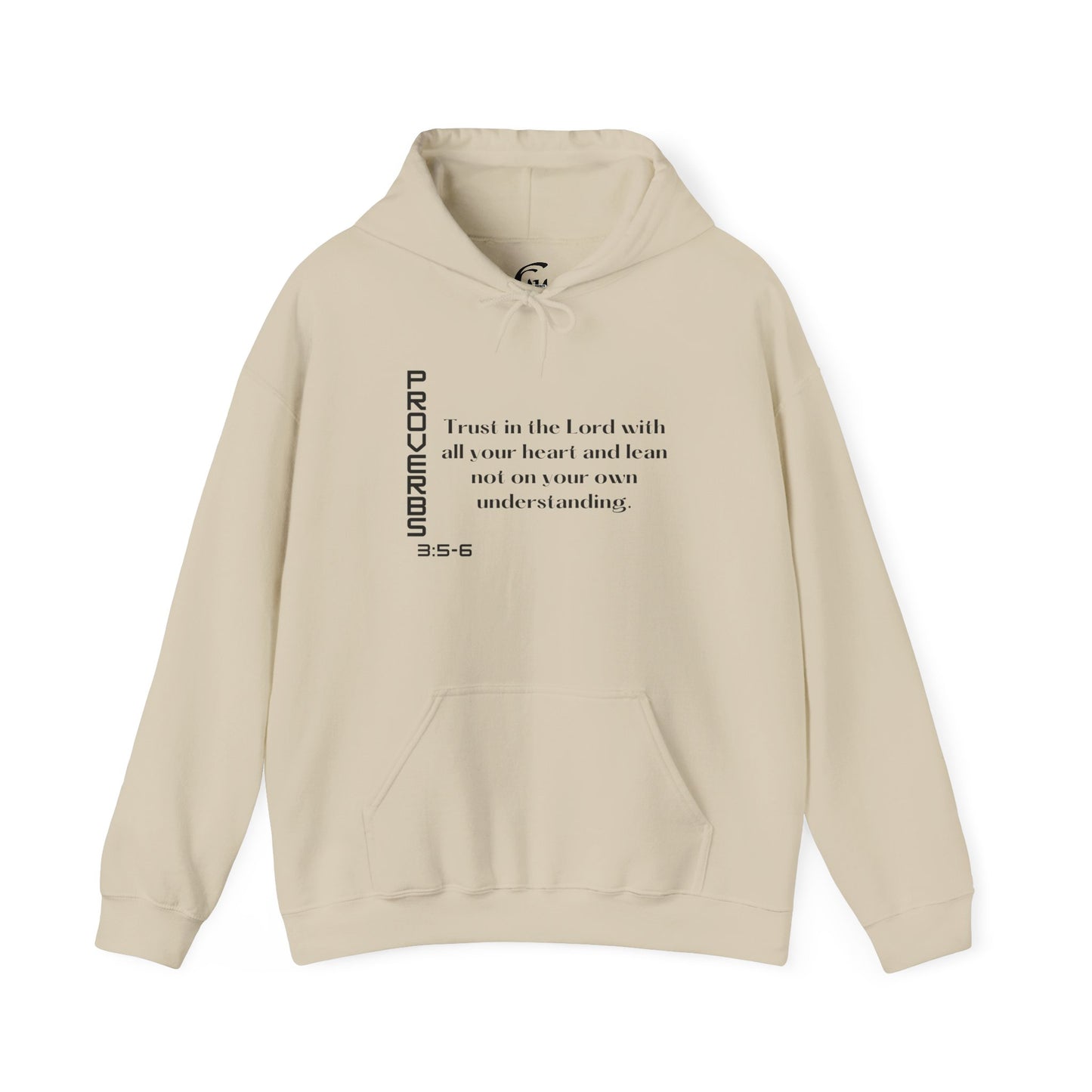 Biblical Hoodie, Proverbs 3:5-6 Scripture Unisex Hoodie