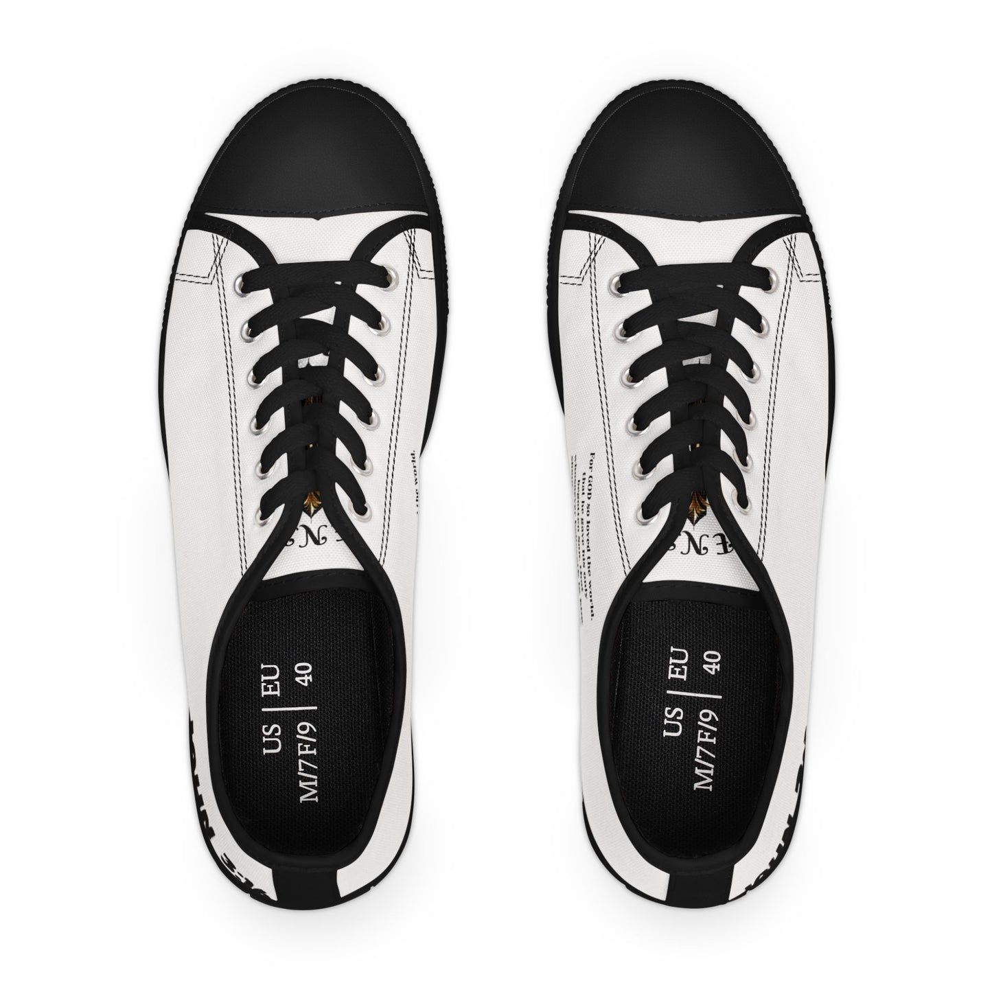 John 3:16  Women's Low Top Sneakers