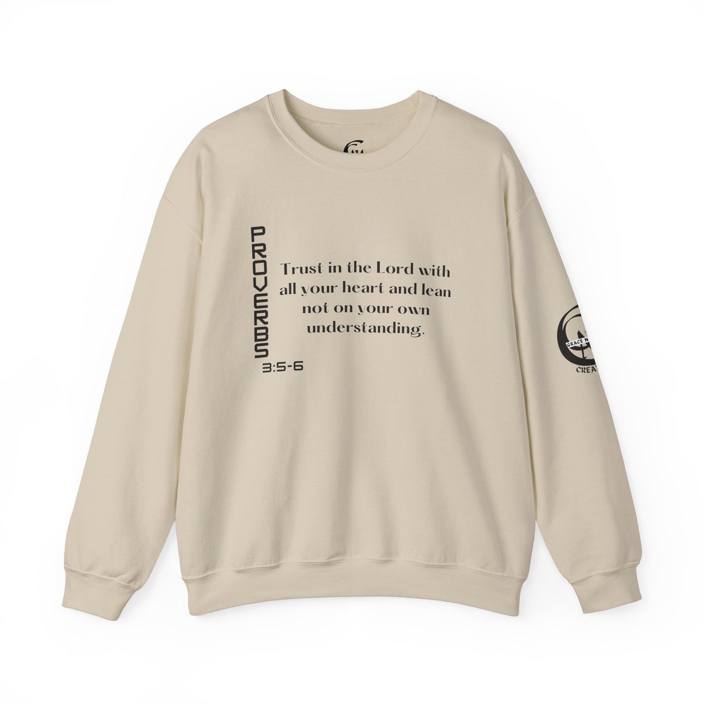Proverbs 3:5-6 Scripture Crewneck Sweatshirt