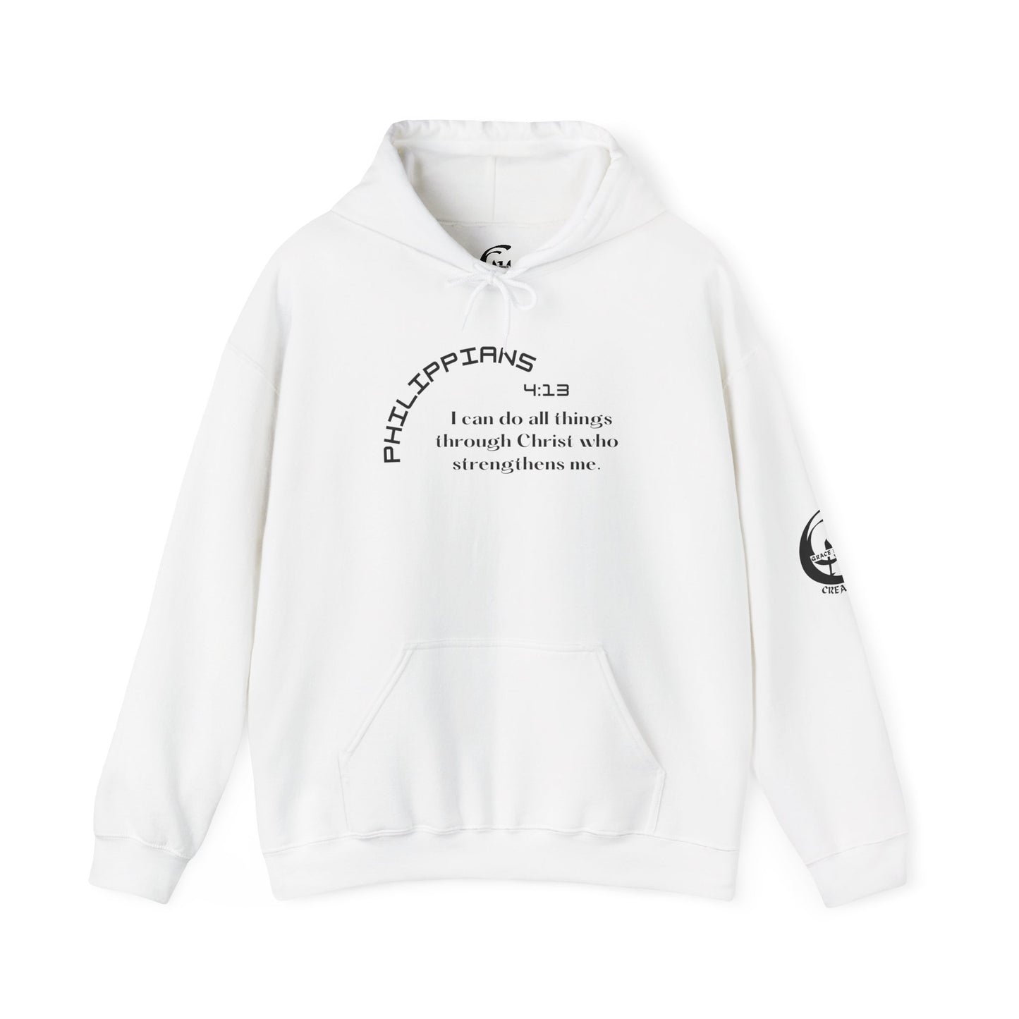 Biblical Hoodie, Philippians 4:13 Scripture Unisex Hoodie