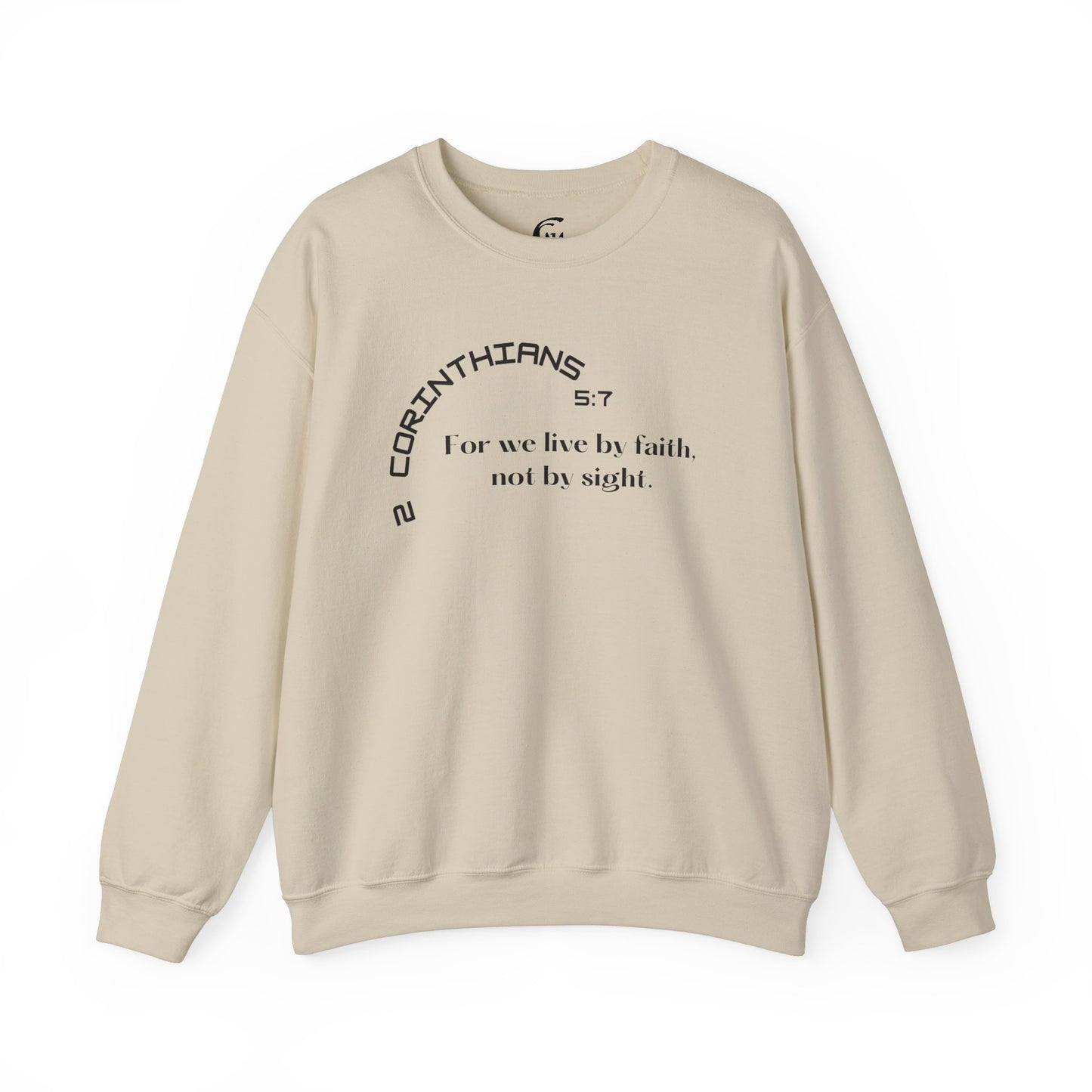 Corinthians 5:7 Scripture Crewneck Sweatshirt