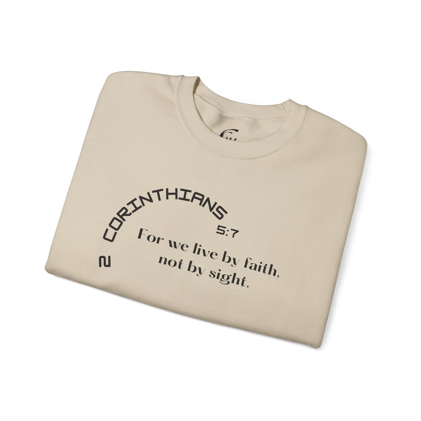 Corinthians 5:7 Scripture Crewneck Sweatshirt