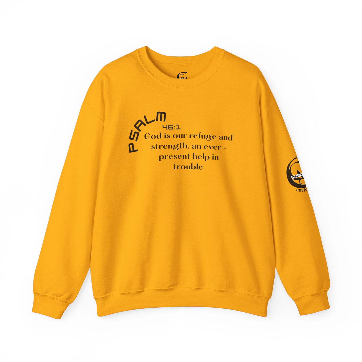 Psalm 46:1 Scripture Crewneck Sweatshirt