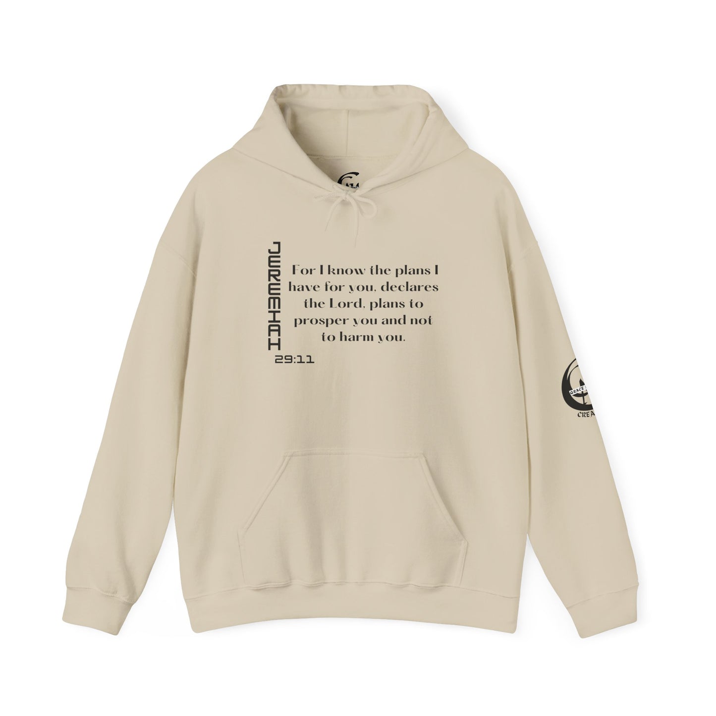 Biblical Hoodie, Jeremiah 29:11 Scripture Unisex Hoodie