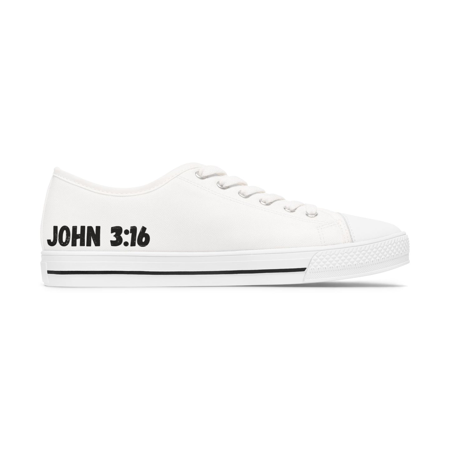 John 3:16  Women's Low Top Sneakers