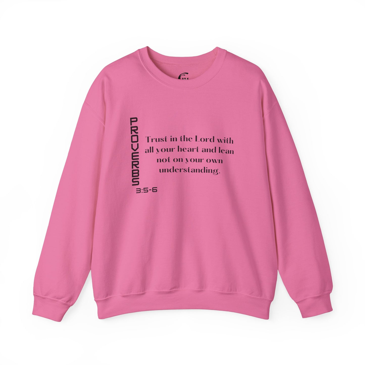 Proverbs 3:5-6 Scripture Crewneck Sweatshirt