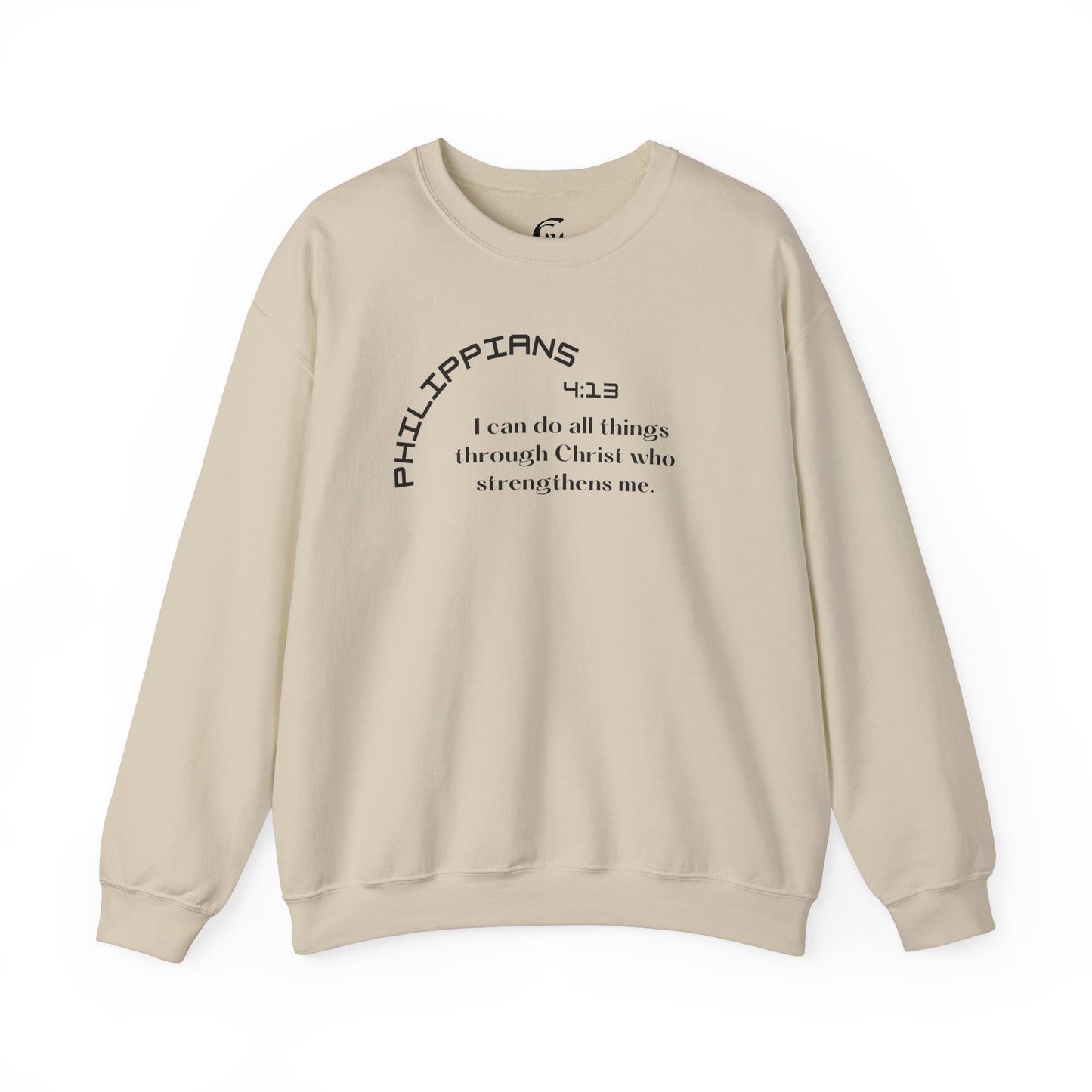 Philippians 4:13 Scripture Crewneck Sweatshirt