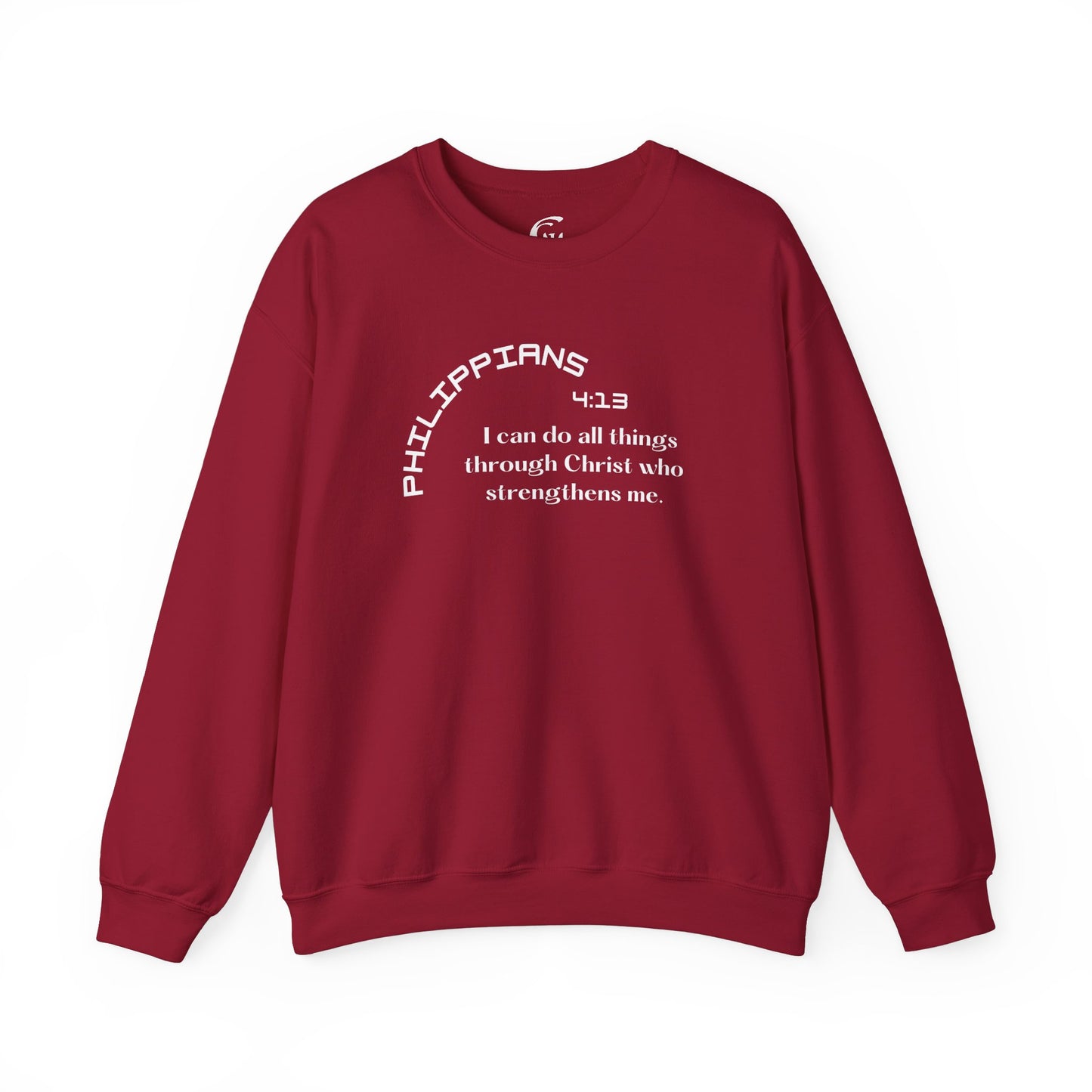 Philippians 4:13 Scripture Crewneck Sweatshirt