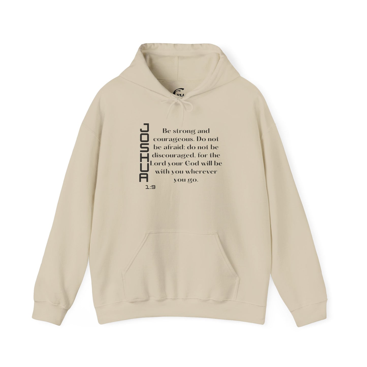 Biblical Hoodie, Joshua 1:9 Scripture Unisex Hoodie