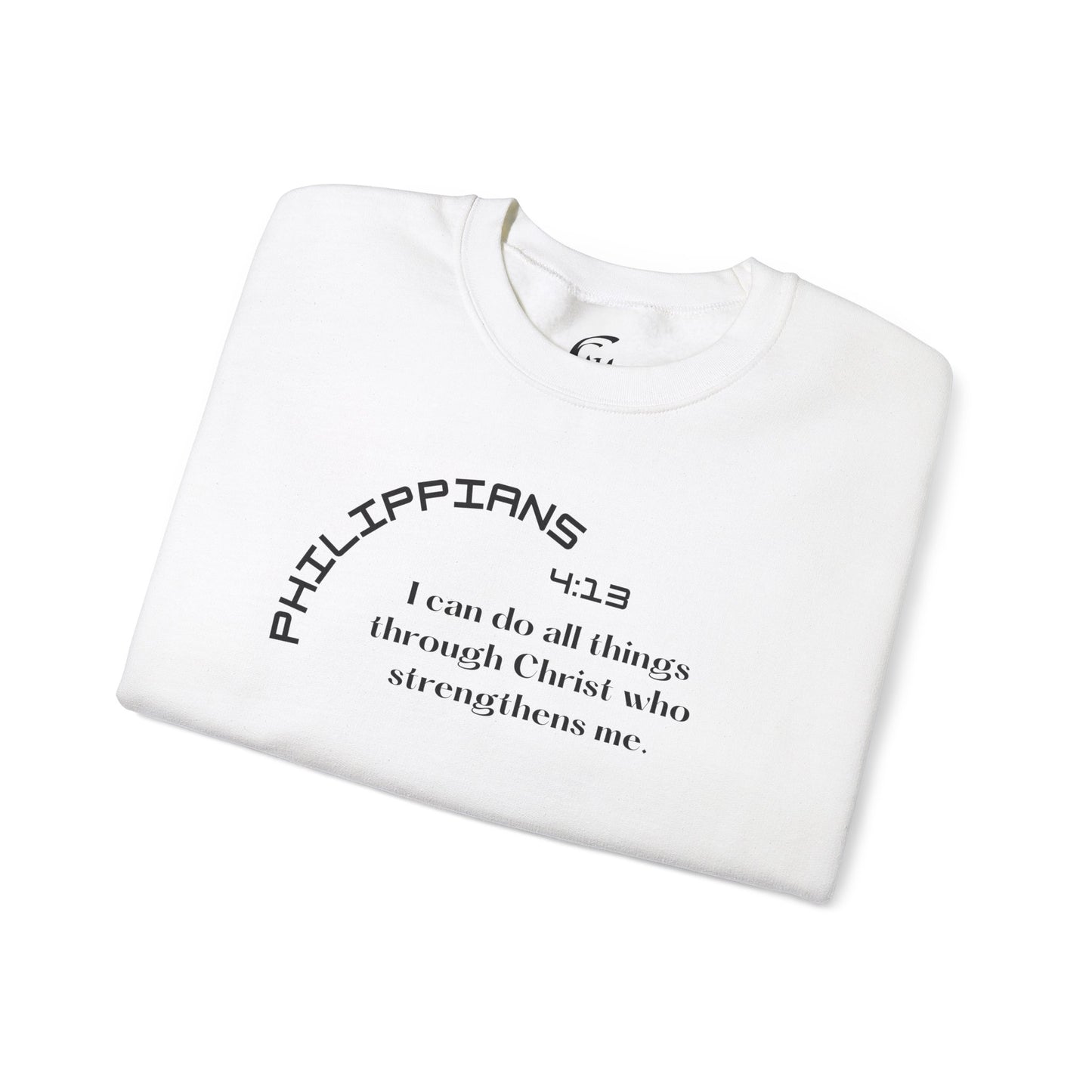 Philippians 4:13 Scripture Crewneck Sweatshirt