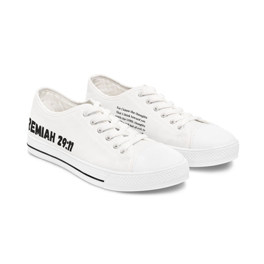 JEREMIAH 29:11  Women's Low Top Sneakers