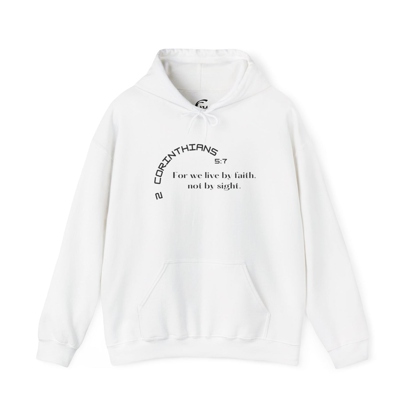 Biblical Hoodie, 2 Corinthians 5:7 Scripture Unisex Hoodie