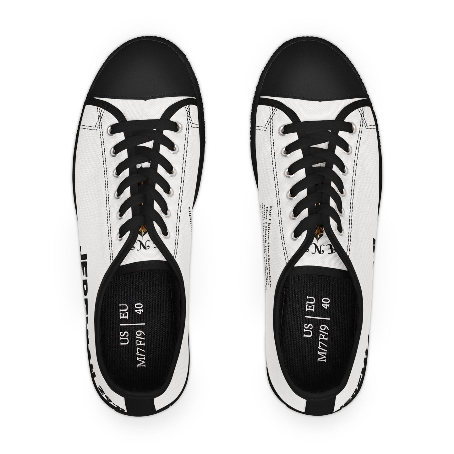 JEREMIAH 29:11  Women's Low Top Sneakers