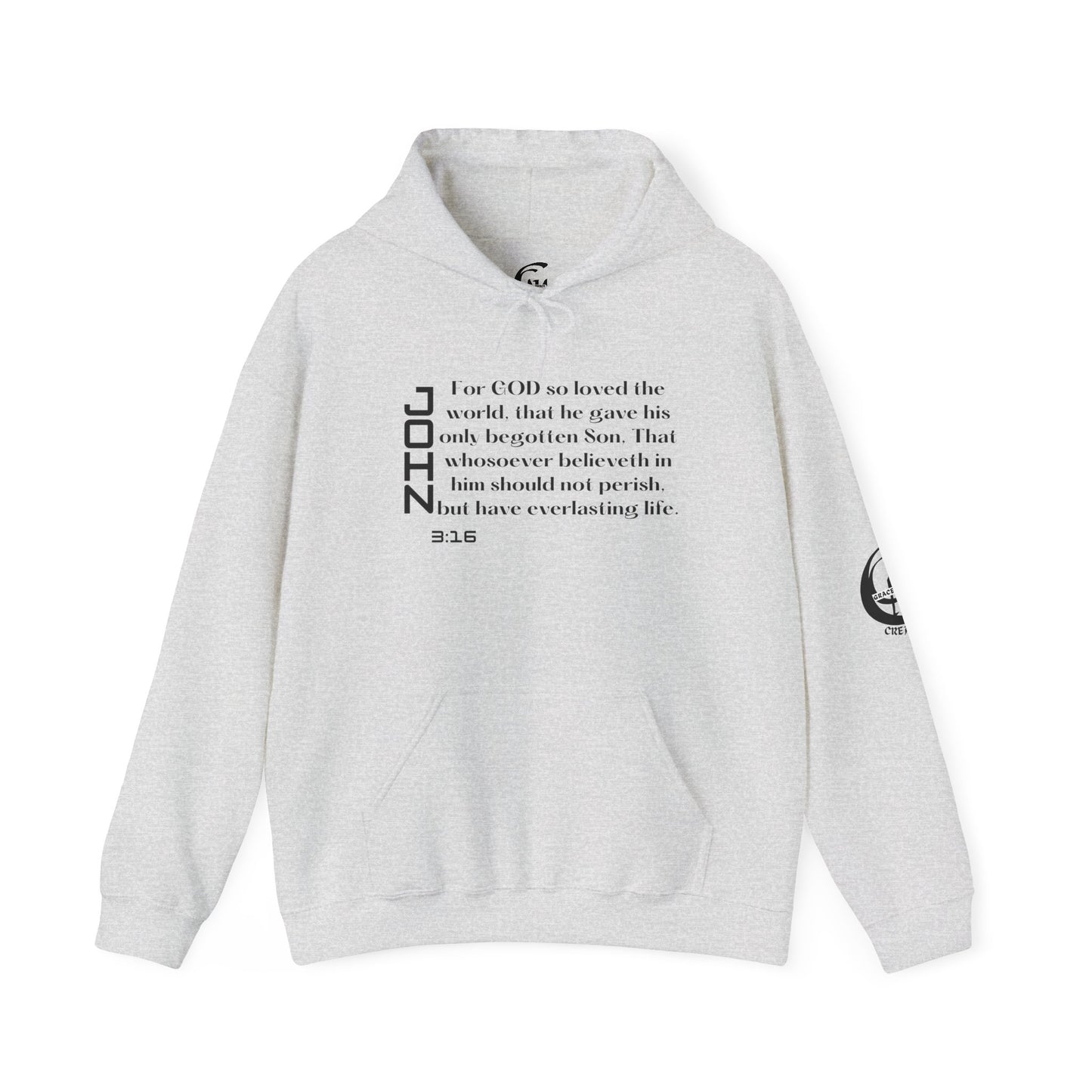 Biblical Hoodie, John 3:16 Scripture Unisex Hoodie
