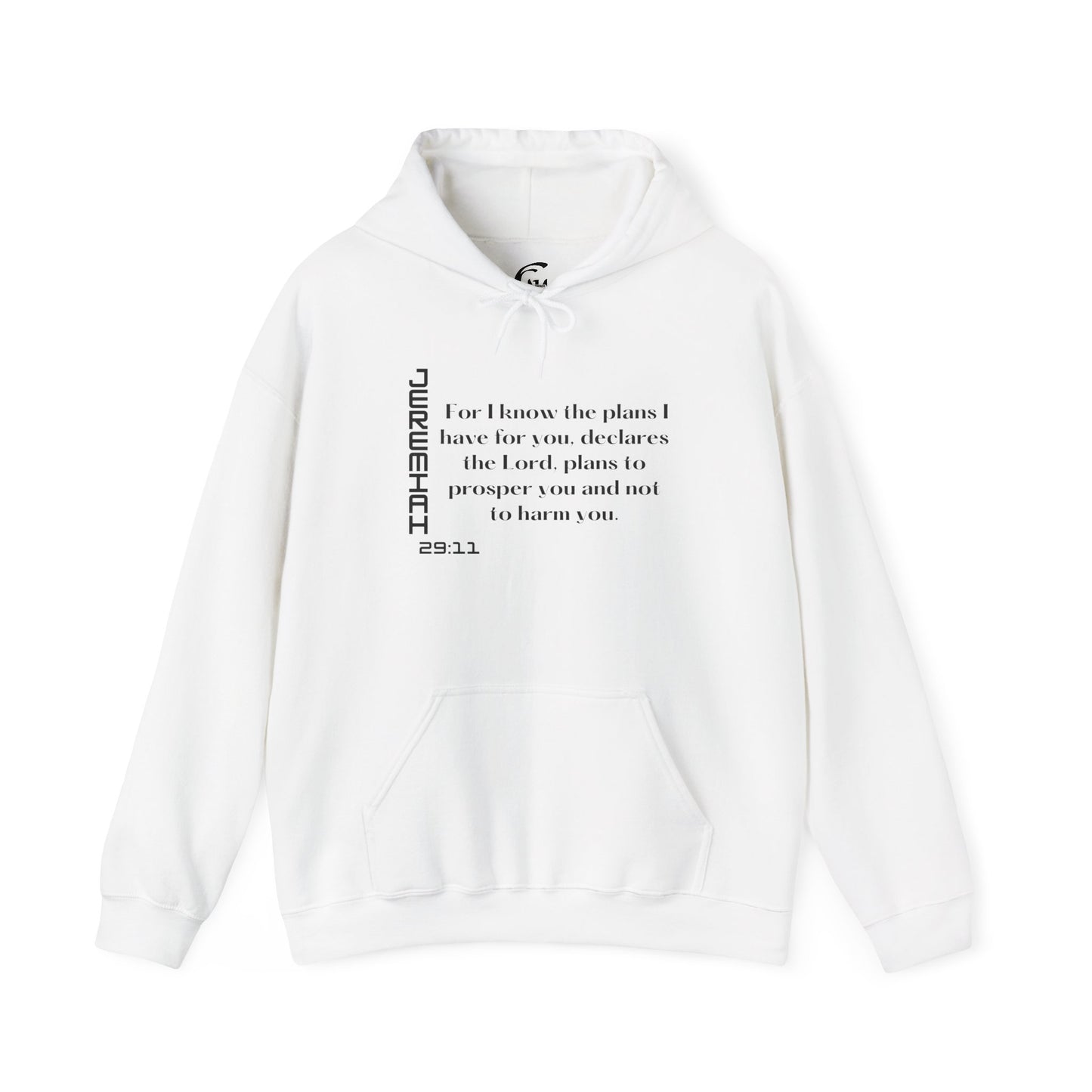 Biblical Hoodie, Jeremiah 29:11 Scripture Unisex Hoodie