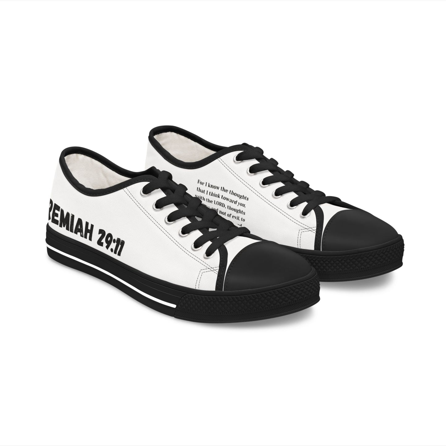 JEREMIAH 29:11  Women's Low Top Sneakers